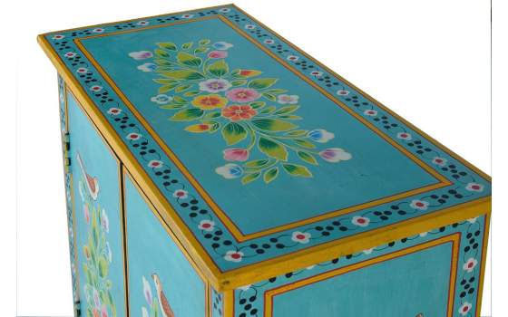 Consola Auxiliar 2 Puertas Estilo Oriental Serie Datensa