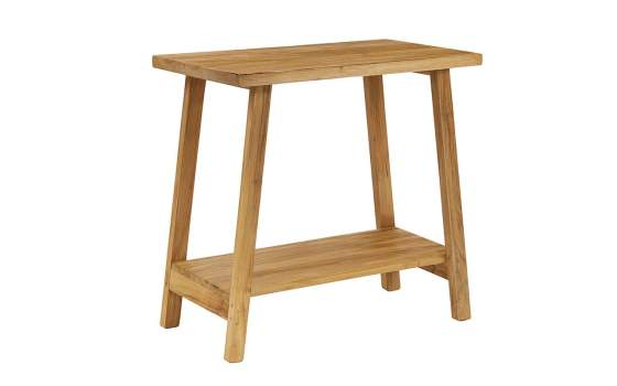 Consola Basica Teca Reciclada 1 Estante Serie Alogny Consola Basica Teca Reciclada 1 Estante Serie Alogny