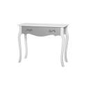 Consola Bicolor blanco Plata Design