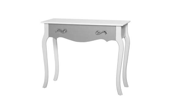 Consola Bicolor blanco Plata Design