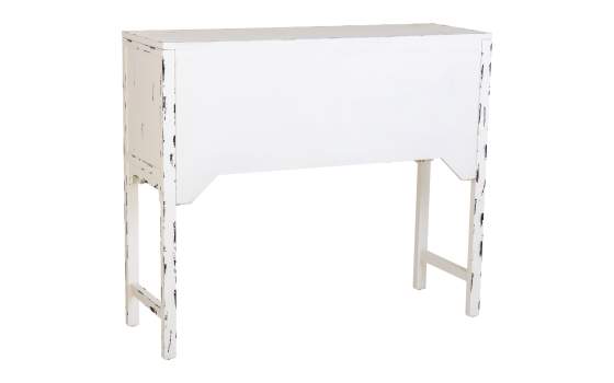 Consola Blanca Decape 4 Puertas Talladas Serie Makalu