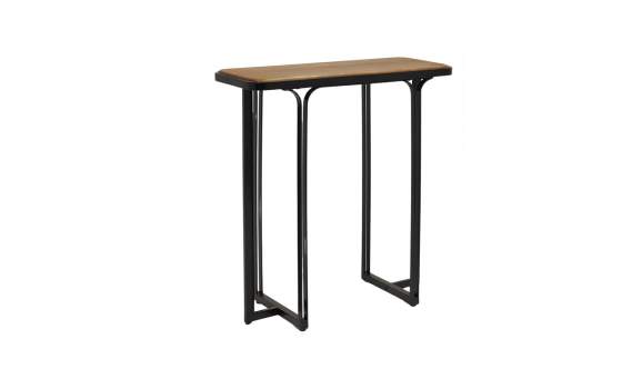 Consola de Recibidor Industrial Metal y Madera Serie Ruihi