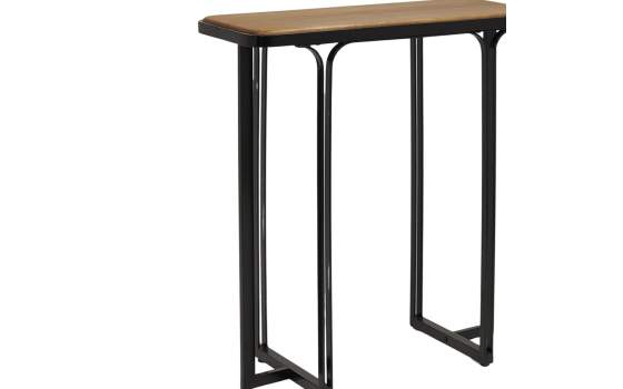 Consola de Recibidor Industrial Metal y Madera Serie Ruihi