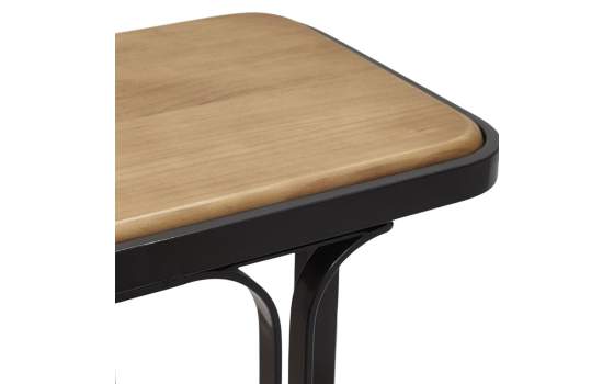 Consola de Recibidor Industrial Metal y Madera Serie Ruihi