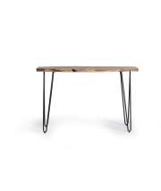 Consola de Recibidor Madera de Acacia Forja Industrial  Desttan