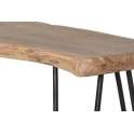 Consola de Recibidor Madera de Acacia Forja Industrial  Desttan