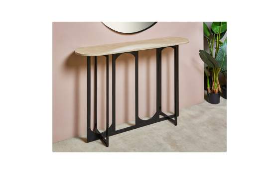 Consola de Recibidor Moderna Semicircular Serie Ruihi