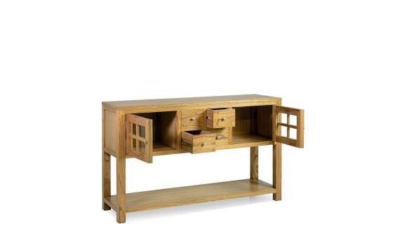 Consola Entrada Colonial 4 Cajones 2 Puertas Merapi