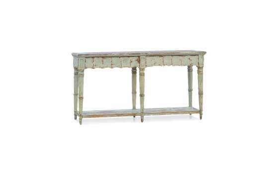 Consola Grande Verde Decape Serie Dausis