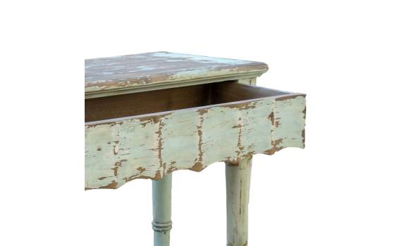 Consola Grande Verde Decape Serie Dausis