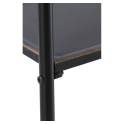 Consola Metalica Industrial 2 Cajones Negro Bronce Adenaren