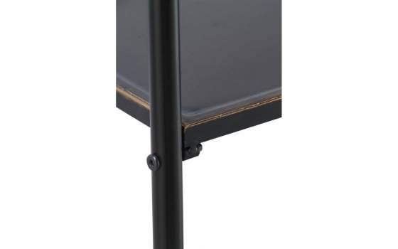 Consola Metalica Industrial 2 Cajones Negro Bronce Adenaren