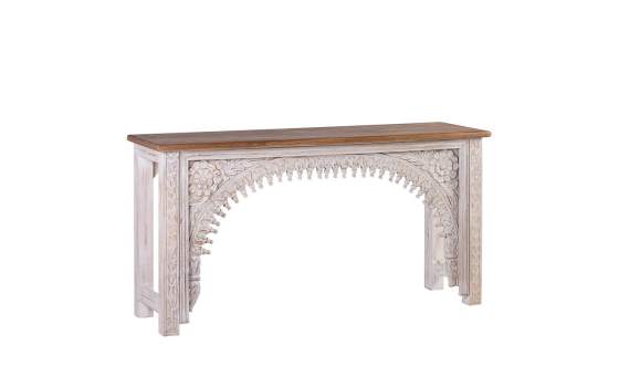 Consola Oriental Decape Blanco Serie Alhambra Consola Oriental Decape Blanco Serie Alhambra