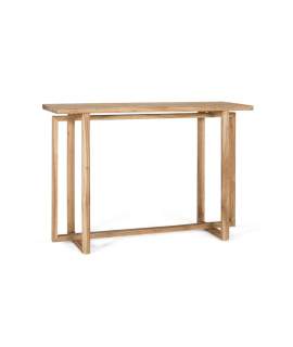 Consola para el recibidor en madera de mindi natural Virelle