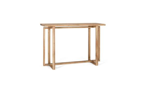 Consola para el recibidor en madera de mindi natural Virelle