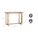 Consola para el recibidor en madera de mindi natural Virelle