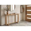 Consola para el recibidor en madera de mindi natural Virelle