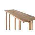 Consola para el recibidor en madera de mindi natural Virelle