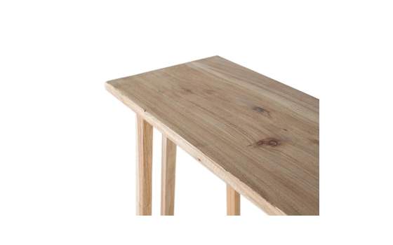 Consola para el recibidor en madera de mindi natural Virelle
