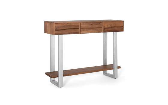 Consola Para el Recibidor Moderna Acacia y Metal Aratany Consola Para el Recibidor Moderna Acacia y Metal Aratany