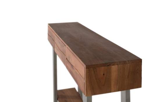 Consola Para el Recibidor Moderna Acacia y Metal Aratany Consola Para el Recibidor Moderna Acacia y Metal Aratany