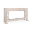 Consola Para Recibidor Madera Tallada Blanco Decape Aditas