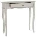 Consola Recibidor 1 Cajon Blanco Clasico Serie Acatts