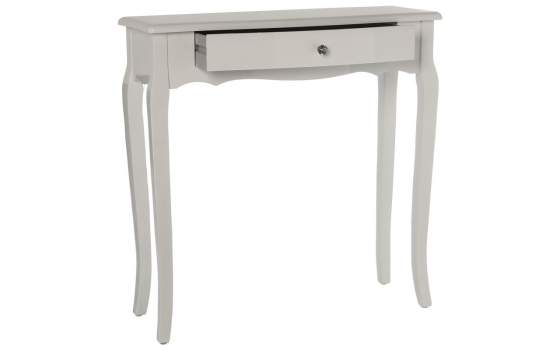 Consola Recibidor 1 Cajon Blanco Clasico Serie Acatts