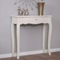 Consola Recibidor 1 Cajon Blanco Clasico Serie Acatts