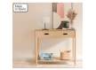 Consola Recibidor 1 Cajon Color Roble Nature Serie Albada