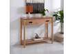 Consola Recibidor 1 Cajon Color Roble Nature Serie Albada