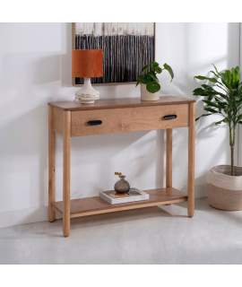 Consola Recibidor 1 Cajon Color Roble Nature Serie Albada
