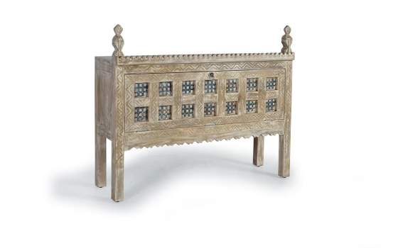 Consola Recibidor 1 Puerta Basculante Estilo Oriental Evarkon
