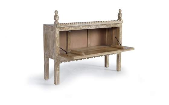 Consola Recibidor 1 Puerta Basculante Estilo Oriental Evarkon