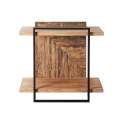 Consola Recibidor 2 Baldas Madera Reciclada Metal Venatici