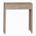 Consola Recibidor 2 Cajones Madera Fresno Natural Nereide