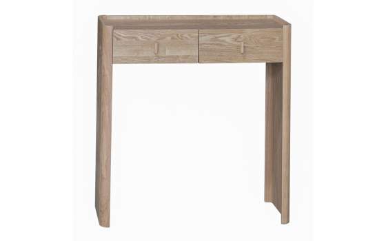 Consola Recibidor 2 Cajones Madera Fresno Natural Nereide