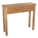 Consola Recibidor 2 Cajones Madera Pino Color Miel Serie Arckel