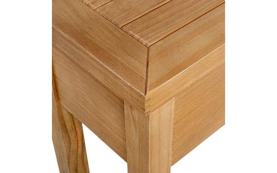 Consola Recibidor 2 Cajones Madera Pino Color Miel Serie Arckel