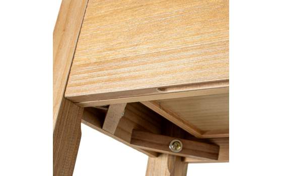 Consola Recibidor 2 Cajones Madera Pino Color Miel Serie Arckel