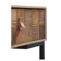 Consola Recibidor 2 Cajones Tablas Recicladas Serie Aerts