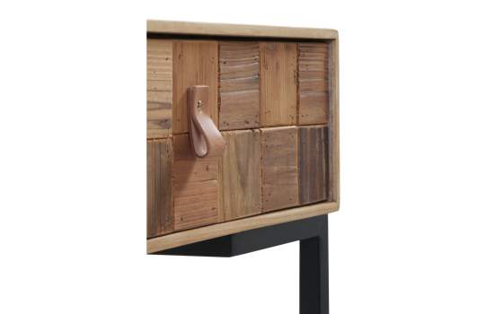 Consola Recibidor 2 Cajones Tablas Recicladas Serie Aerts