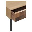 Consola Recibidor 2 Cajones Tablas Recicladas Serie Aerts