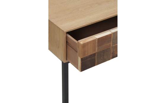 Consola Recibidor 2 Cajones Tablas Recicladas Serie Aerts