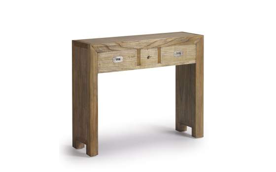 Consola Recibidor 3 Cajones Colonial Serie Merapi