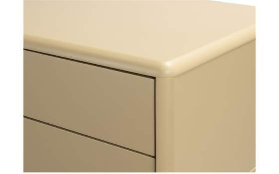 Consola Recibidor 3 Cajones y Hueco Estante Beige Serie Mollaris