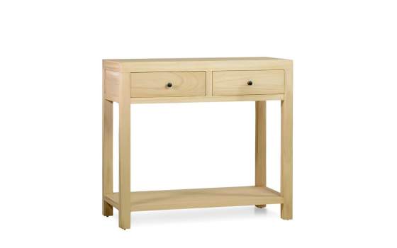 Consola Recibidor Actual 2 Cajones Madera Mindi Anatis Consola Recibidor Actual 2 Cajones Madera Mindi Anatis