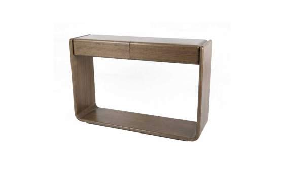 Consola Recibidor Actual Laminado Nogal - Serie Koru
