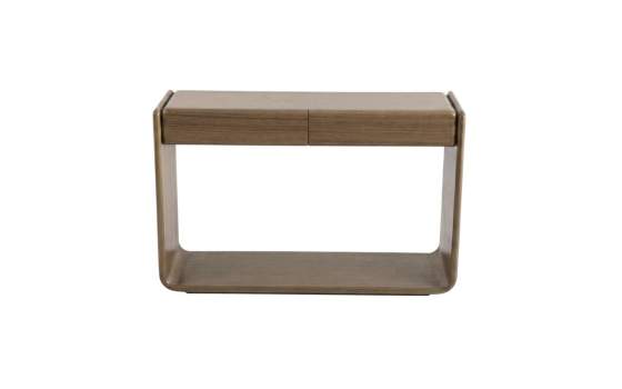 Consola Recibidor Actual Laminado Nogal - Serie Koru