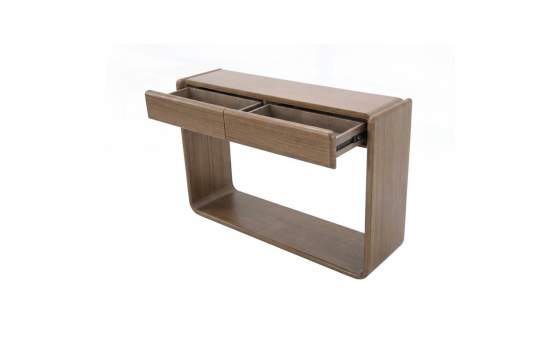 Consola Recibidor Actual Laminado Nogal - Serie Koru